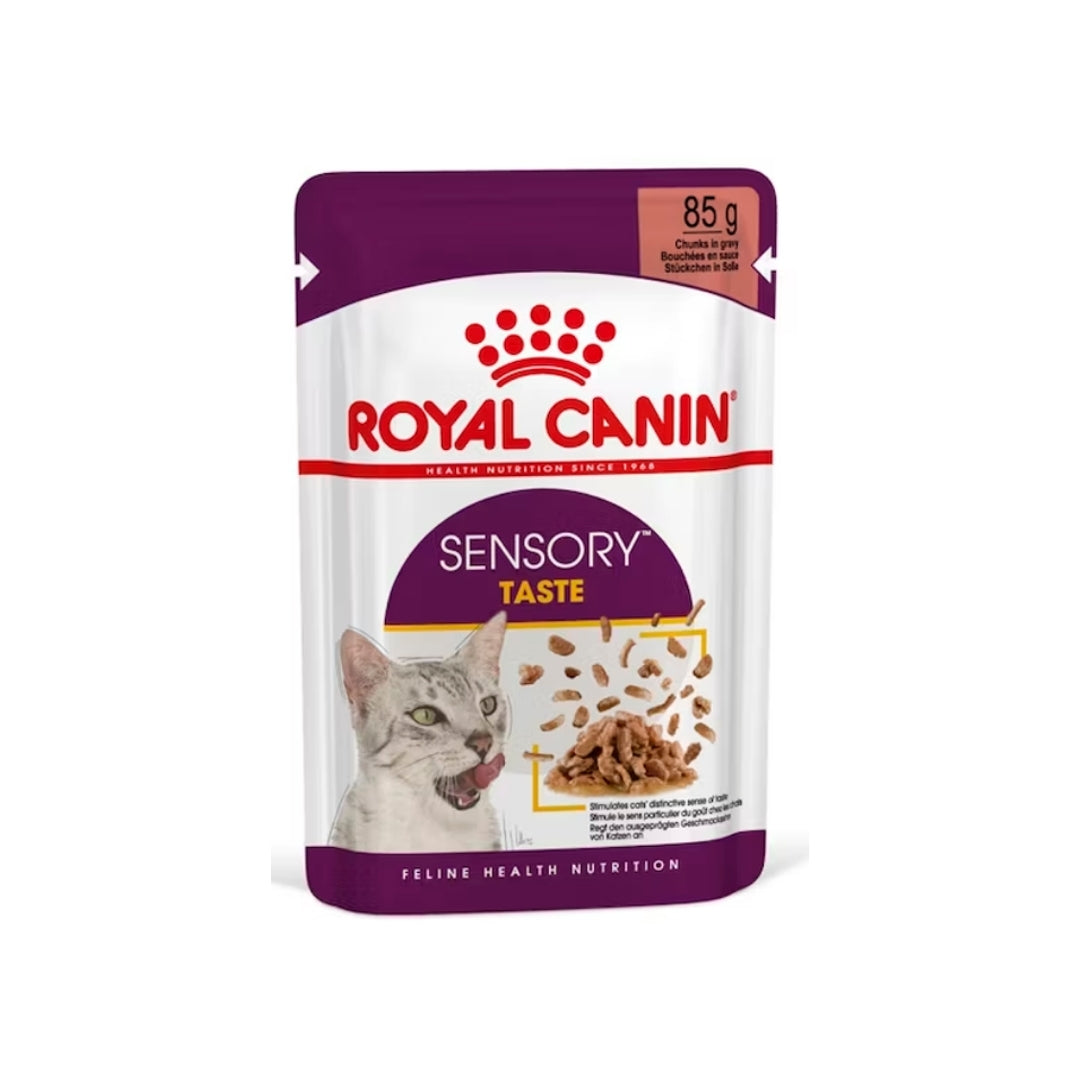 Royal Canin Sensory Taste – Alimento Húmedo para Gatos Adultos 85 gr