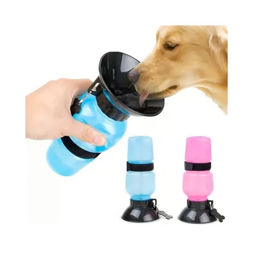 Bebedero Portátil para Mascotas Color Rosado – Buen Amigo