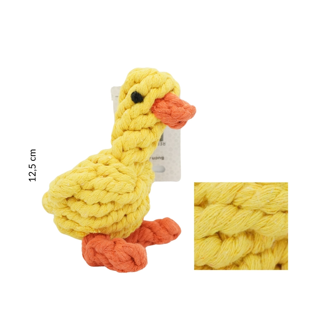 Peluche de Cuerda en Forma de Pato para Perros – Buen Amigo