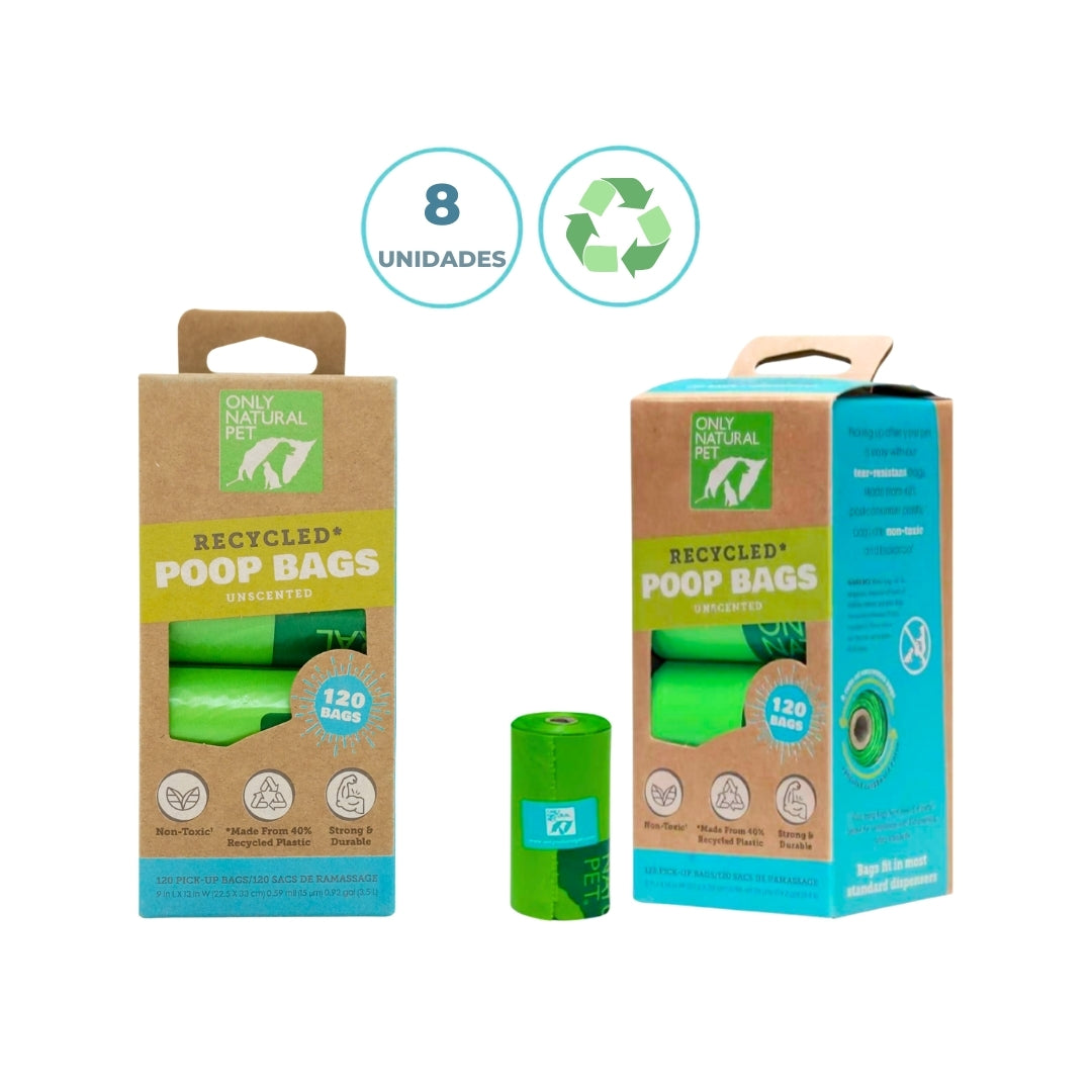 Bolsas Premium para Desechos de Mascotas 8 Rollos – Buen Amigo