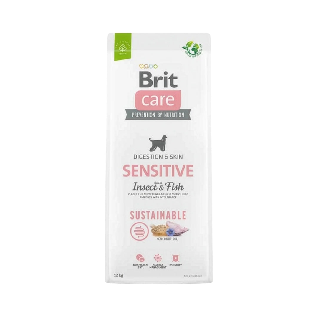 BRIT CARE SENSITIVE INSECT & FISH 12KG