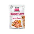 Brit Care Cat Fillets in Gravy with Savory Salmon 85 g - Gatos