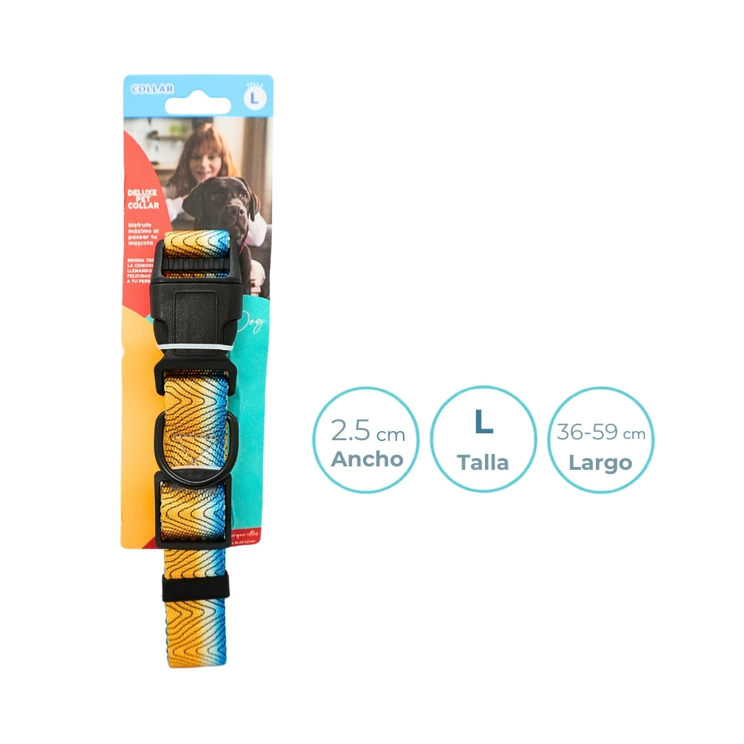 Collar Ajustable para Perros 2,5 cm Talla L – Buen Amigo