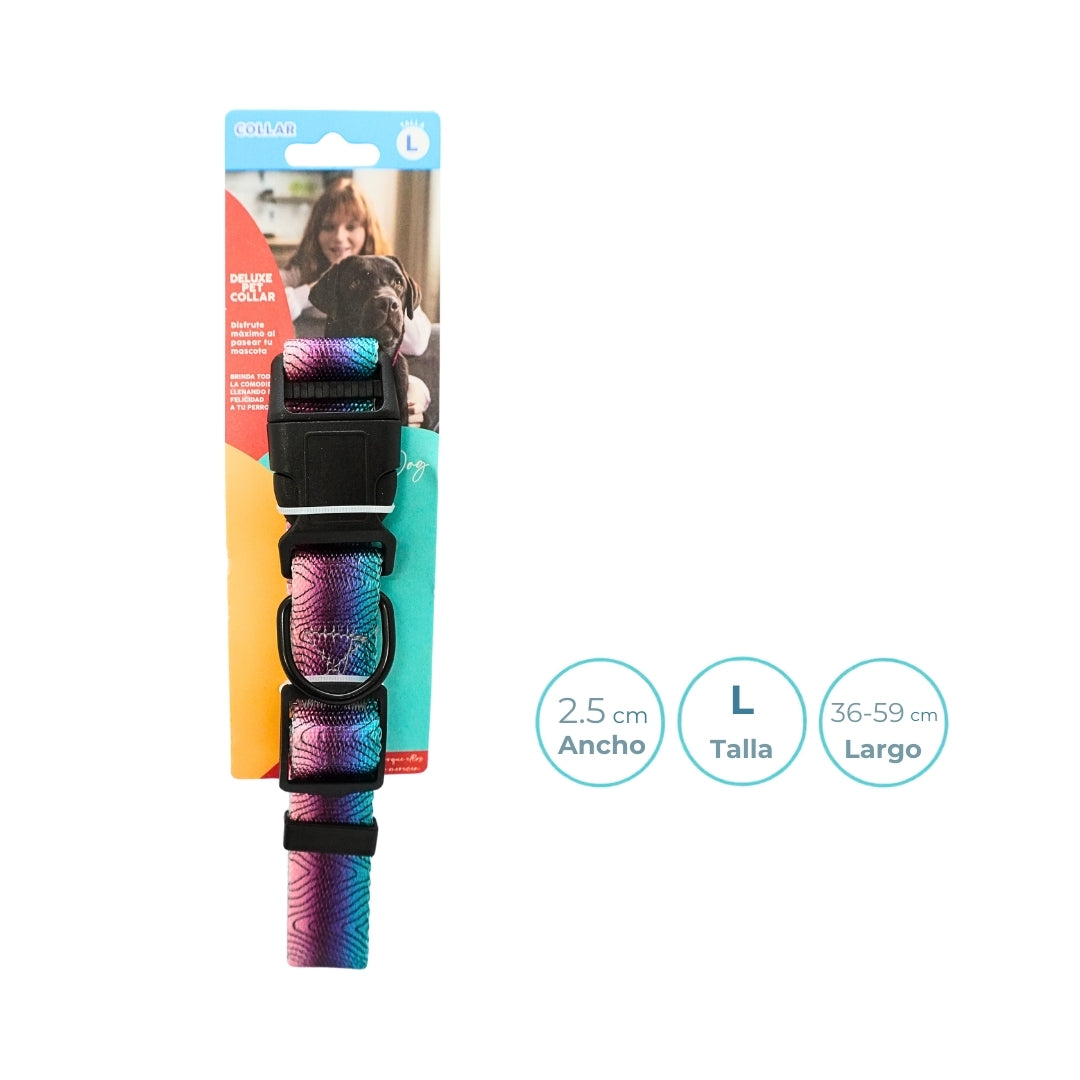 Collar Ajustable para Perros 2,5 cm Talla L – Buen Amigo