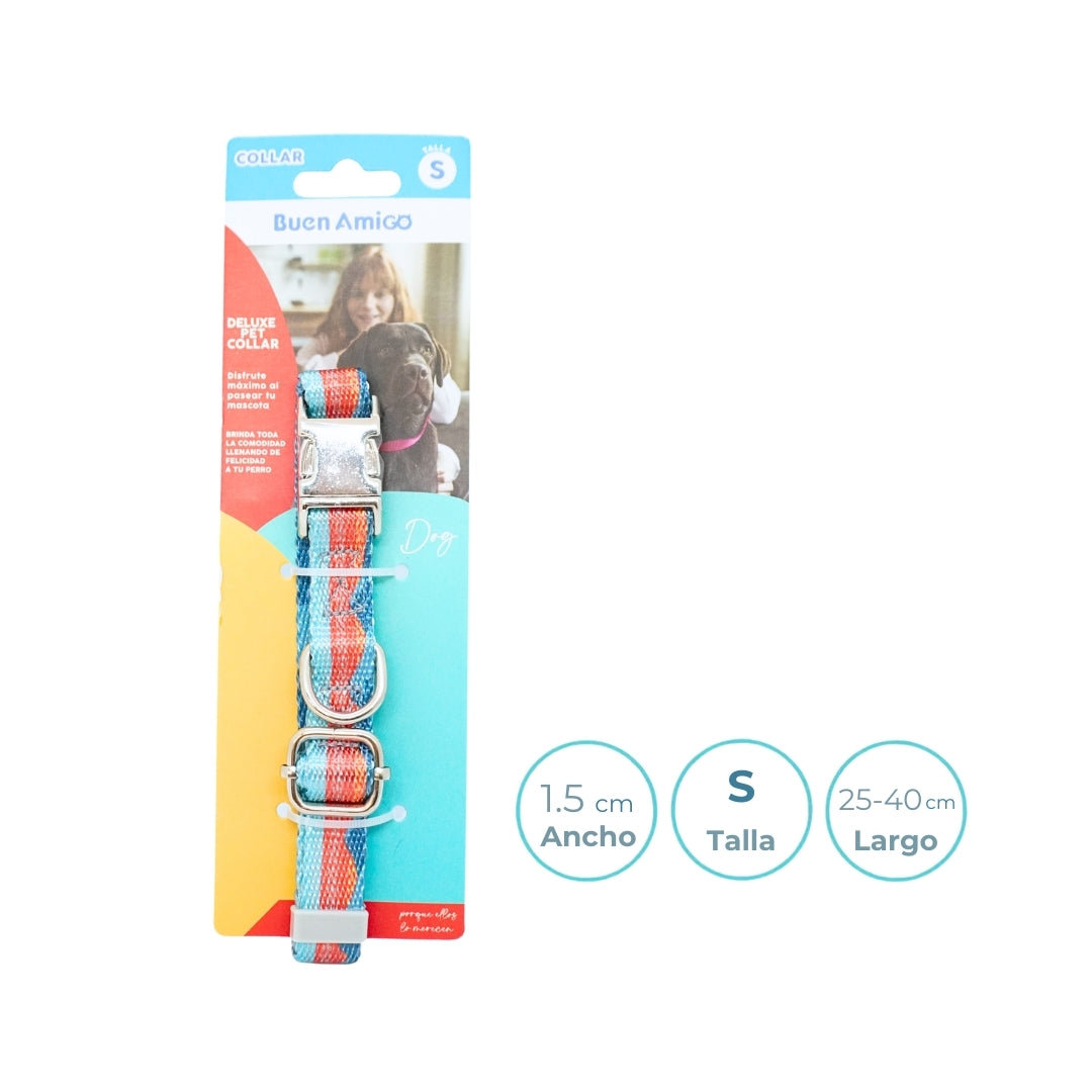 Collar Ajustable para Perros 1,5 cm Talla S – Buen Amigo