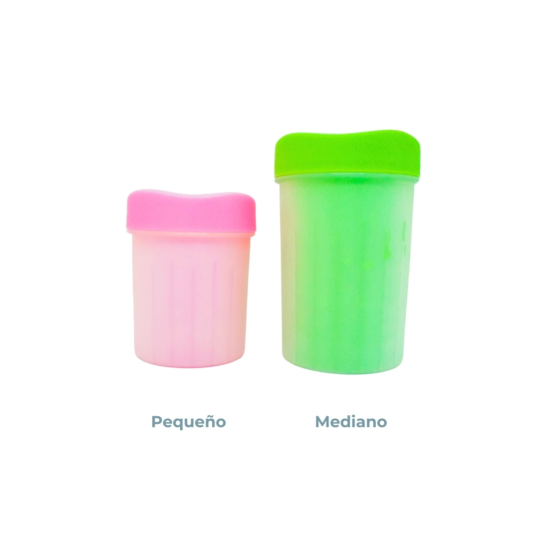 Lava Patitas para Perros Tamaño Grande Color Verde – Buen Amigo