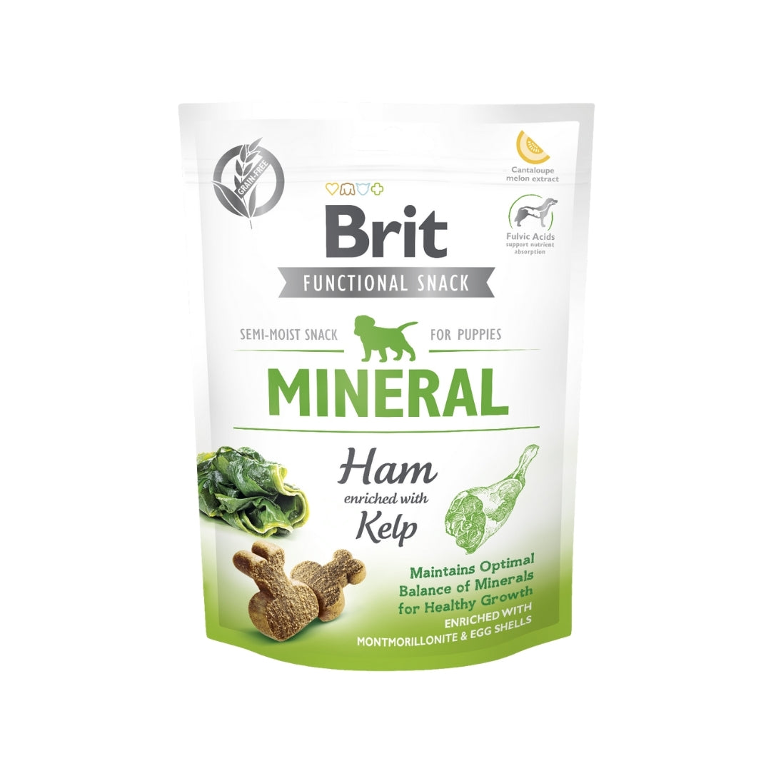 Brit Functional Snack Mineral Ham for Puppies 150 g - Perros
