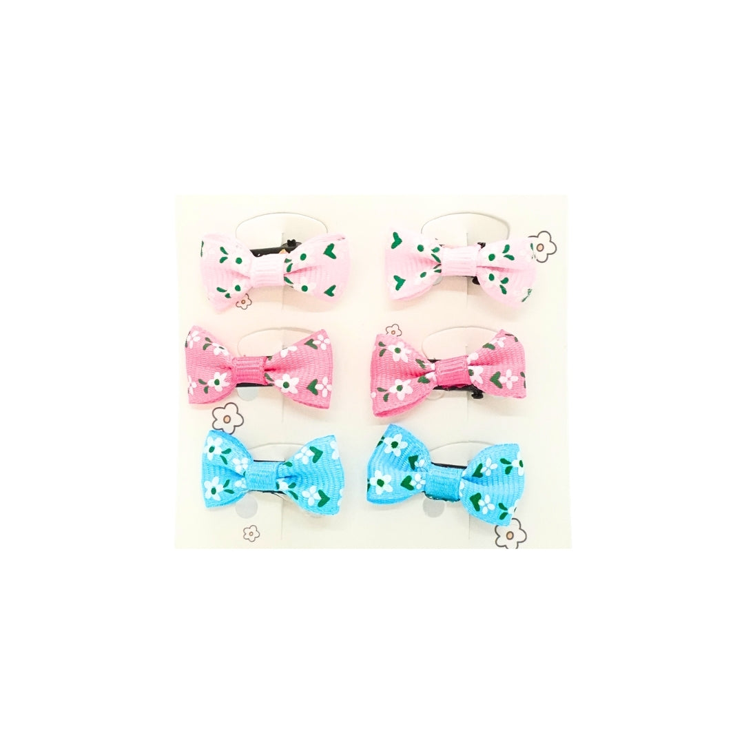Pinza de Pelo con Lazos Floreados  para Mascotas – Buen Amigo