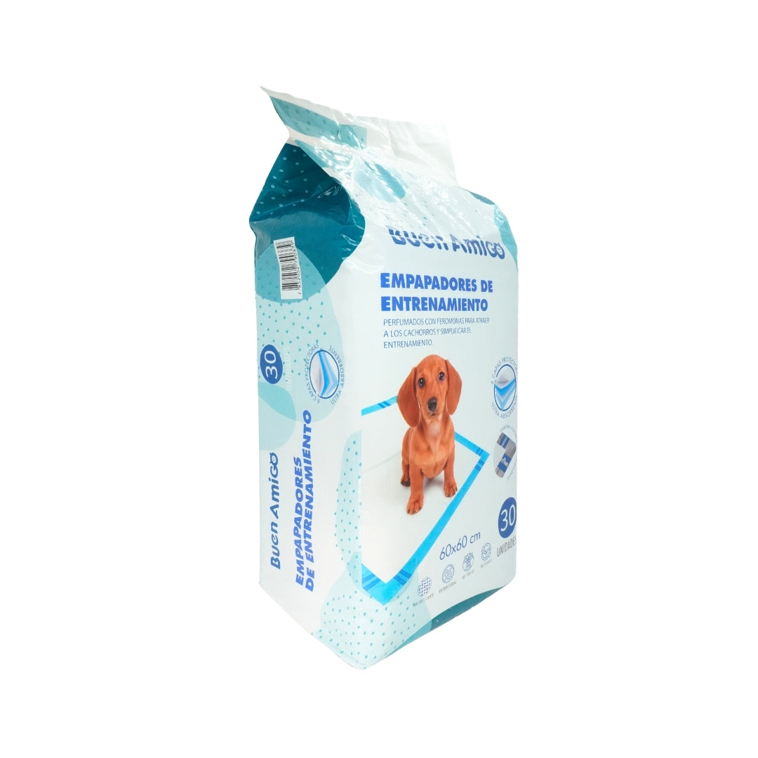 SABANILLAS DE ENTRENAMIENTO 60x60 CM SIN AROMA 30 UNIDADES – Buen Amigo